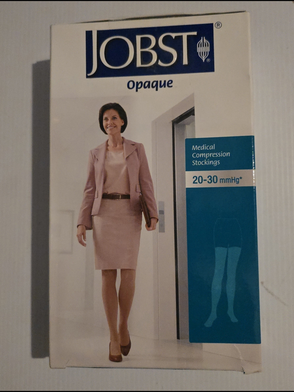 JOBST Opaque Medical Compression Stockings 20-30 mmHg, Opaque black